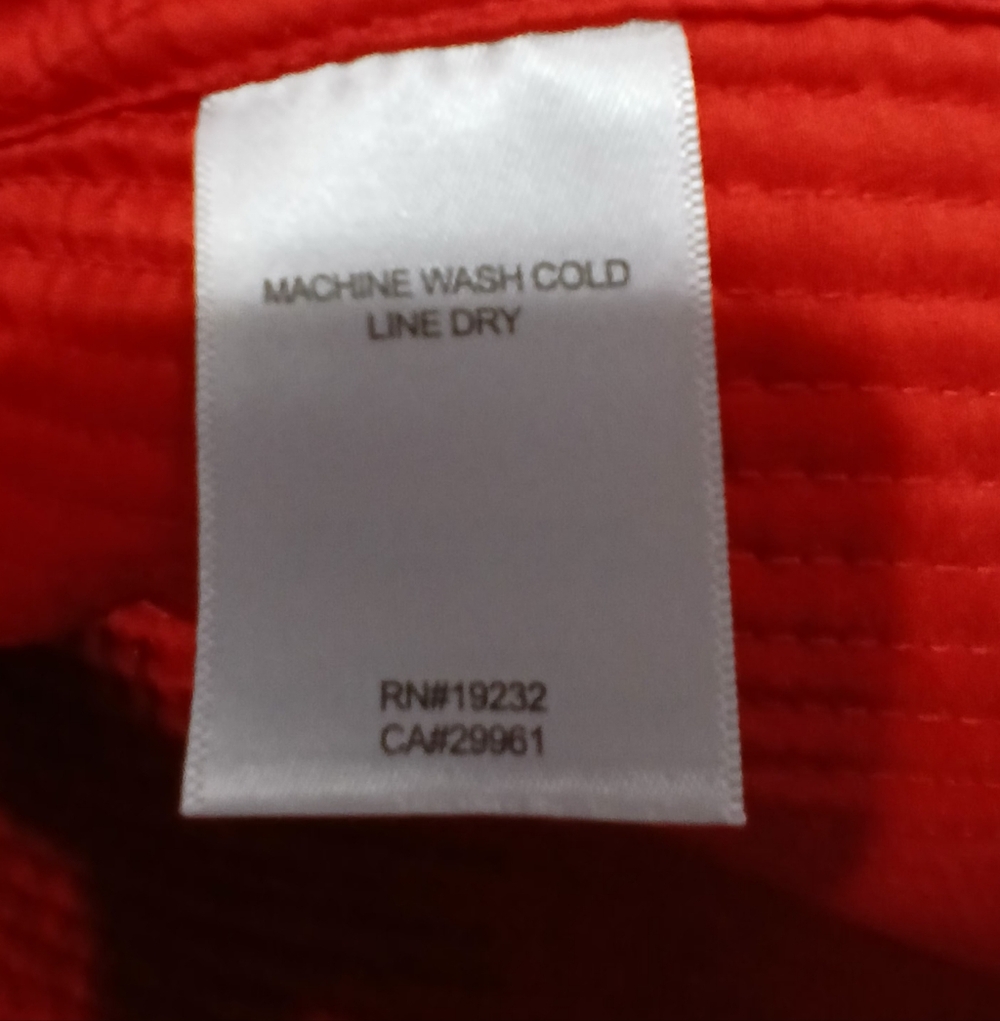 Floral Vibrant Orange Lining Open Front Shacket Womens 14 Lightweight Spring - Picture 4 of 7